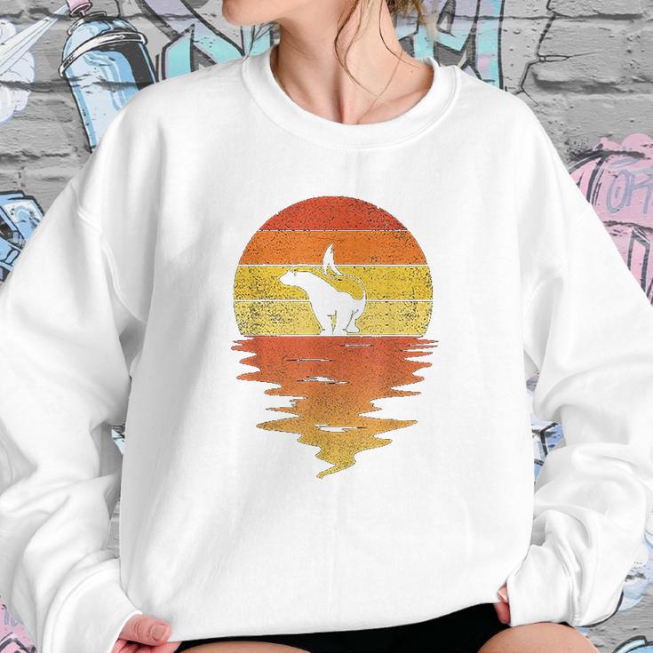 Honey Badger 70S Retro Sunset Vintage Honey Badger Sweatshirt Gifts for Her