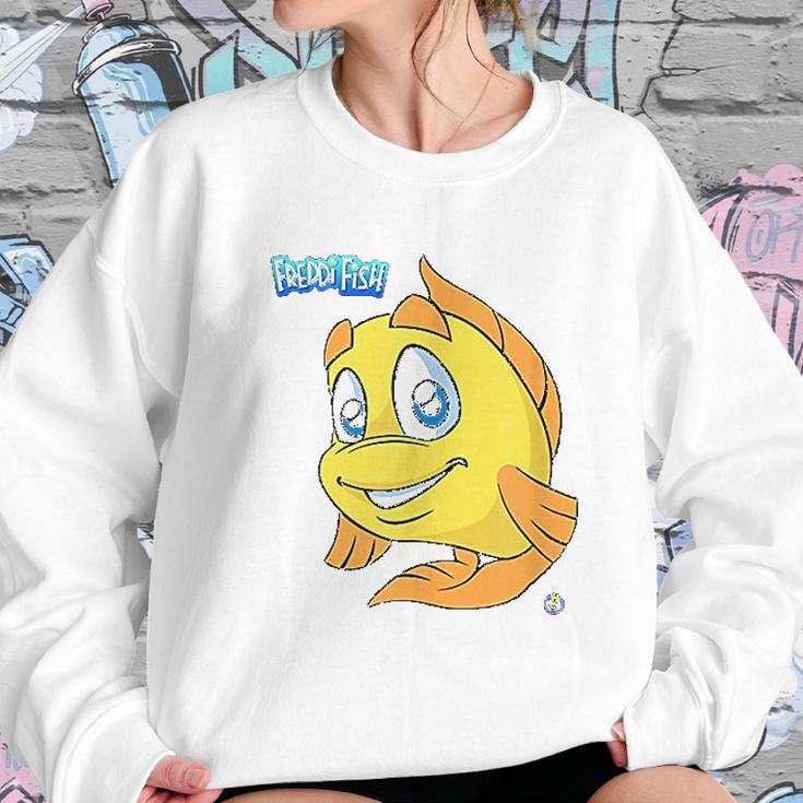 Humongous Entertainment Freddi Fish Sweatshirt Gifts for Her