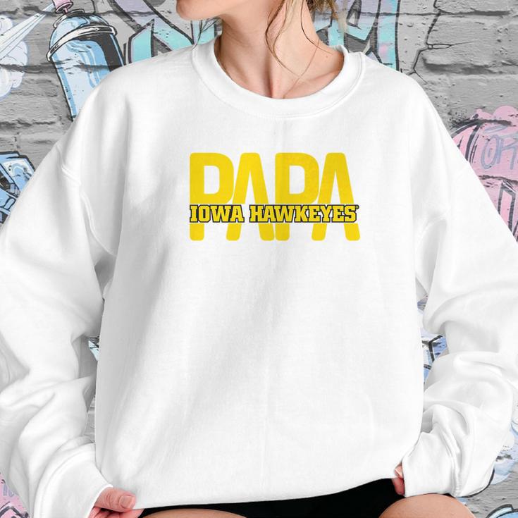 Iowa Hawkeyes Papa Hawkeyes Apparel Sweatshirt Gifts for Her