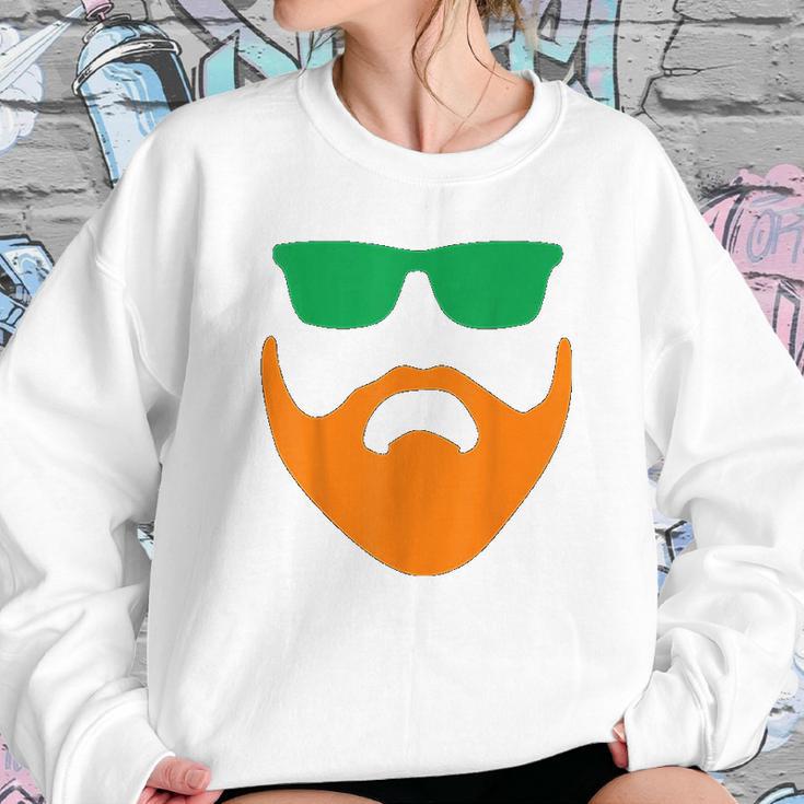 Irish Beard Ireland St Pattys Ginger Redhead Celtic Gaelic Sweatshirt Gifts for Her