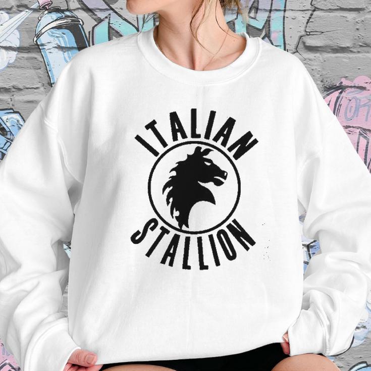 Italian Stallion Art Sweatshirt Gifts for Her