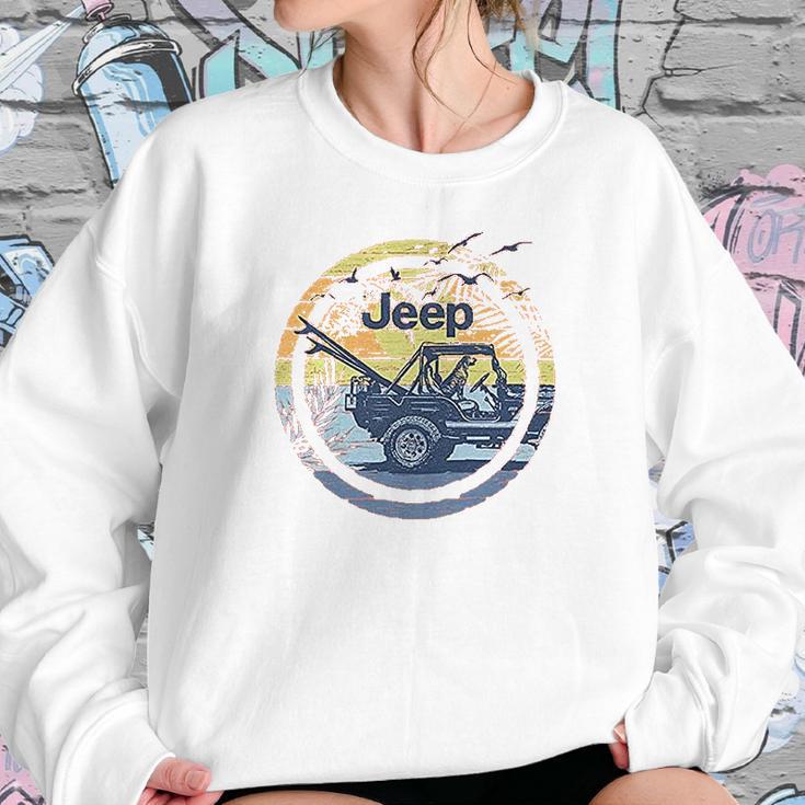 Jeep Sun Circle Sweatshirt Gifts for Her