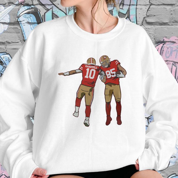 Jimmy Garoppolo X George Kittle San Francisco 49Ers T-Shirt Sweatshirt Gifts for Her