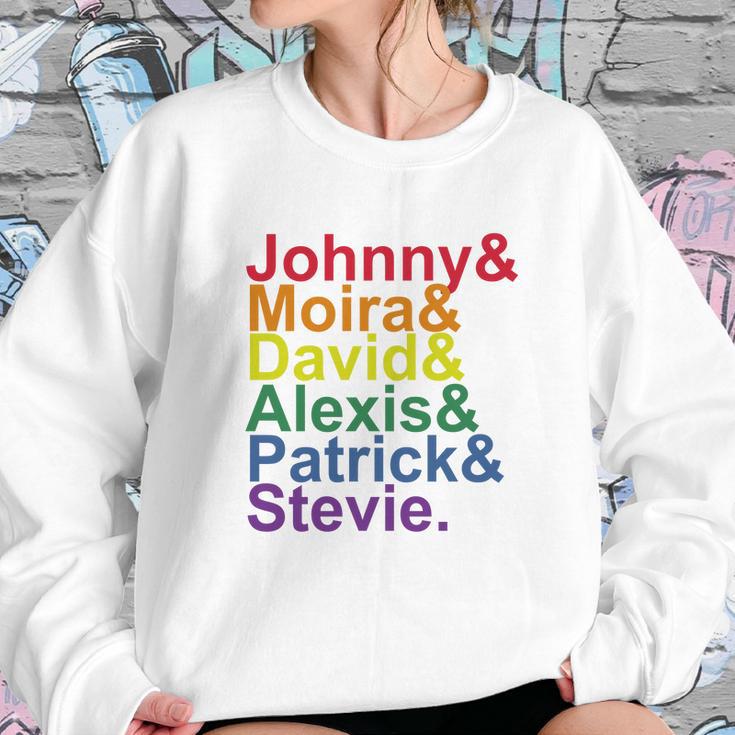 Johnny Moira David Alexis Patrick Stevie Pride Schitts Creek Classic Sweatshirt Gifts for Her