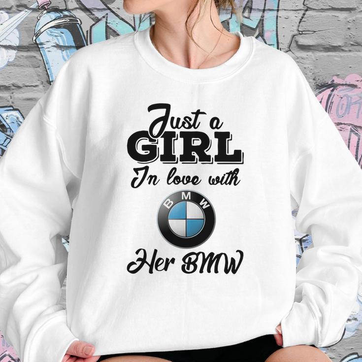 Just A Girl In Love With Her Bmw Sweatshirt Gifts for Her