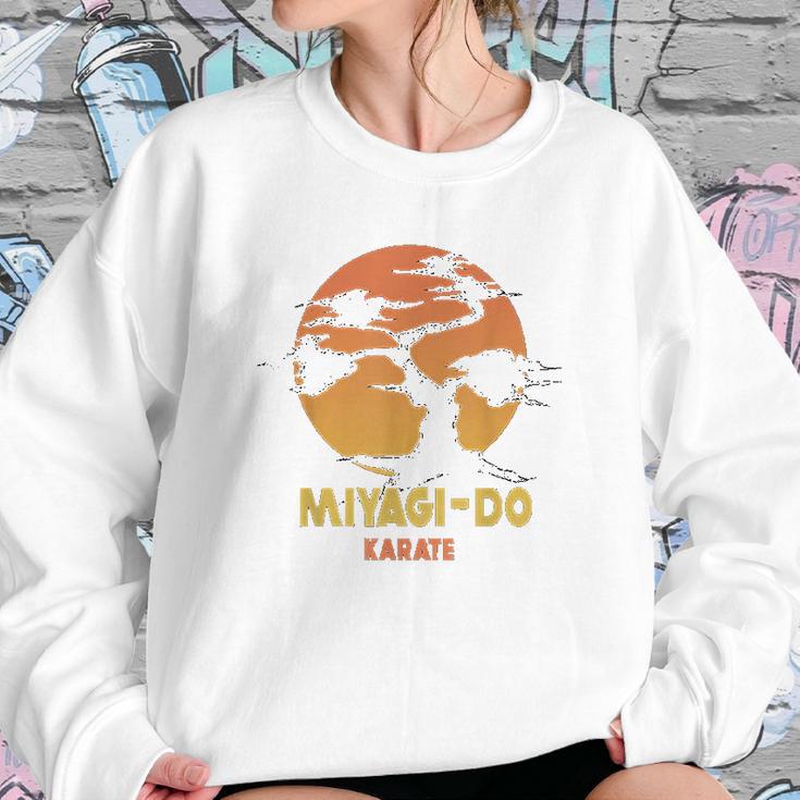 Karate Kid Miyagi Do Banzai Tree Sunset Logo Sweatshirt Gifts for Her