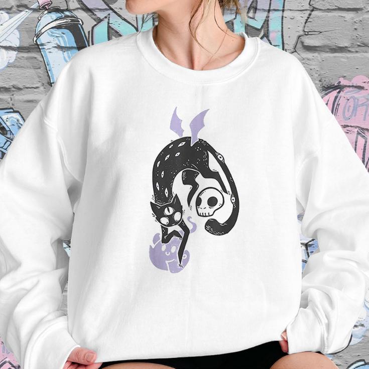 Kawaii Black Cat Pastel Goth Soft Grunge Clothing Sweatshirt Gifts for Her