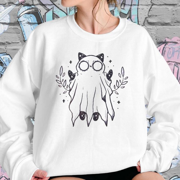 Kawaii Pastel Goth Art Creepy Cute Ghost Demon Halloween Sweatshirt Gifts for Her