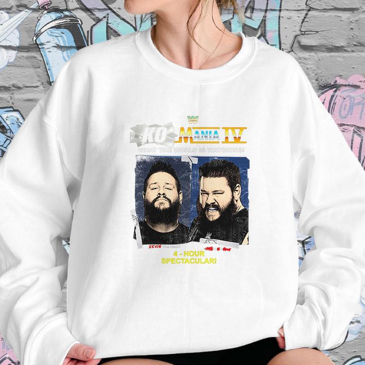 Kevin Owens Ko Mania Iv What The World Is Watching Sweatshirt Gifts for Her