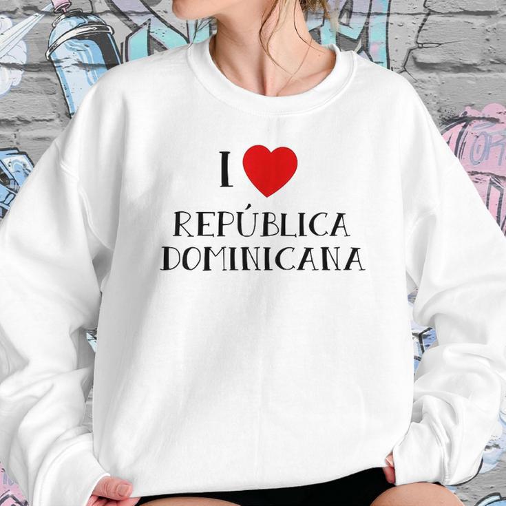 I Love Republica Dominicana Dominican Republic Sweatshirt Gifts for Her