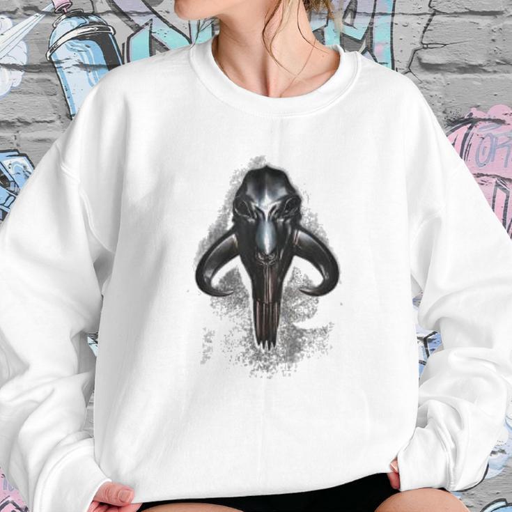 The Mandalorian Armorer Metal Icon Sweatshirt Gifts for Her