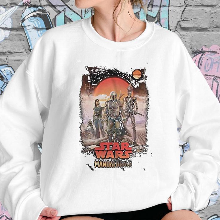 The Mandalorian Art Sweatshirt Gifts for Her