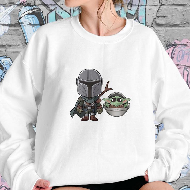 Mandalorian Cute Chibi Sweatshirt Gifts for Her