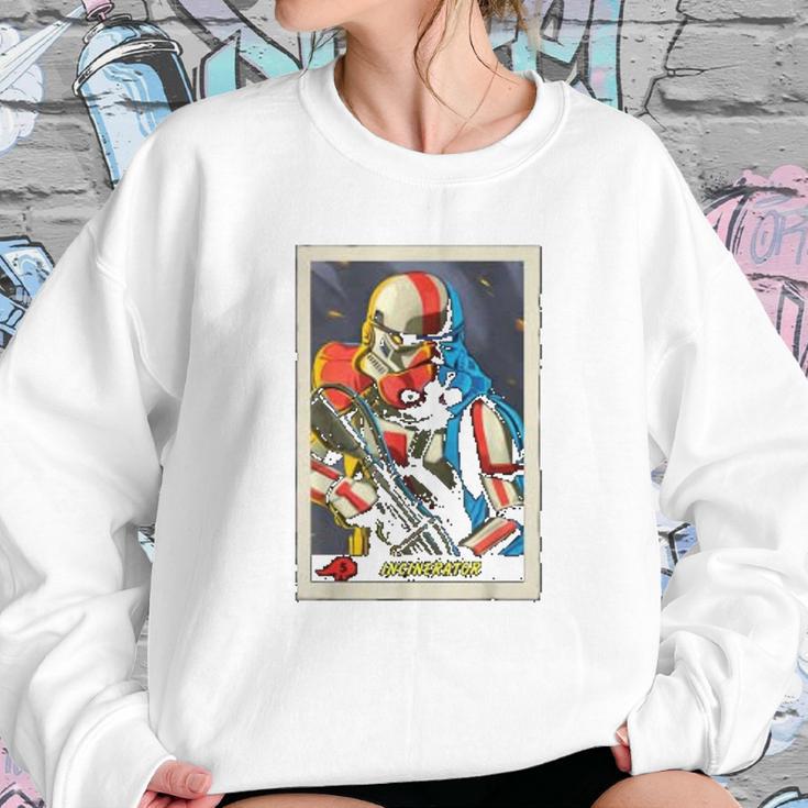 The Mandalorian Incinerator Stormtrooper Card Sweatshirt Gifts for Her