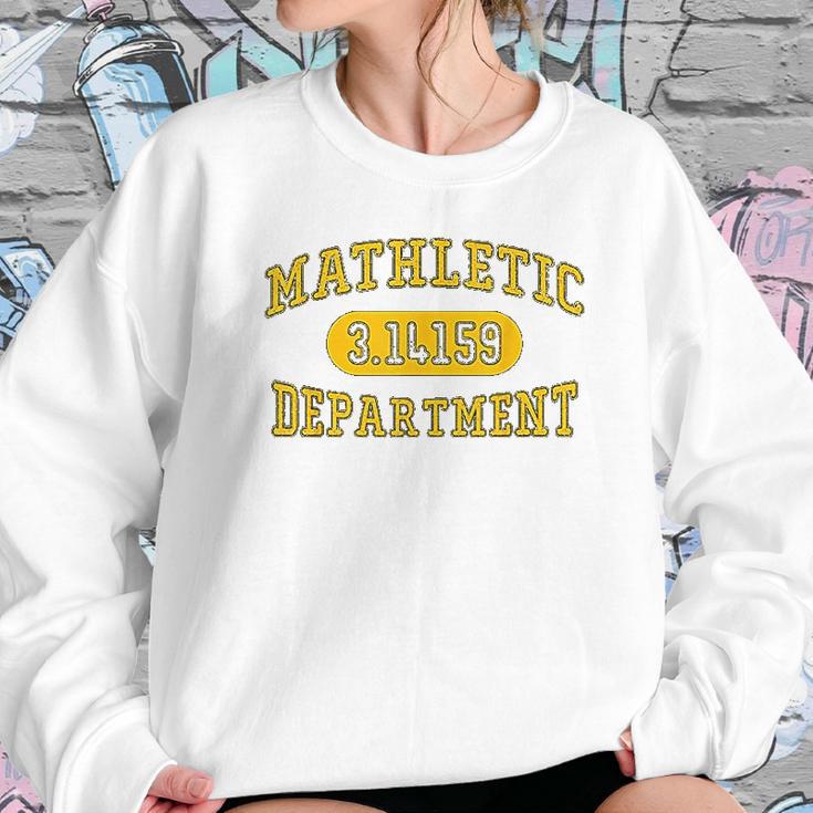 Mathletic Department 3 14159 Funny Pi Symbol Pie Day Sweatshirt Gifts for Her