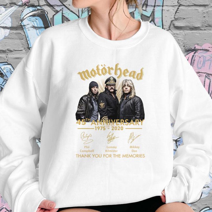 Motorhead 45Th Anniversary 1975-2020 Signatures Shirt Sweatshirt Gifts for Her