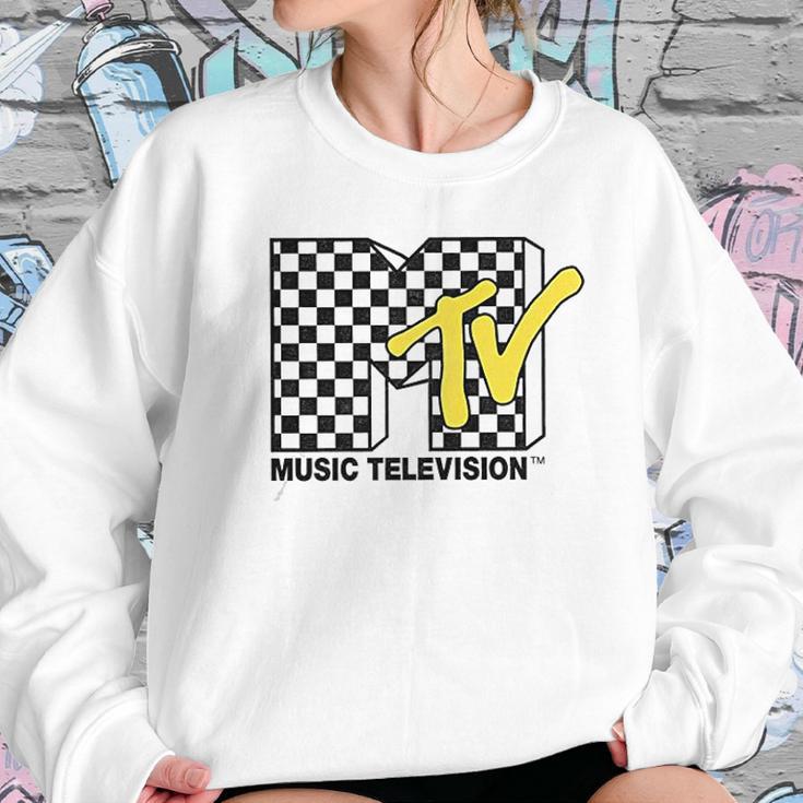 Mtv With Checkerboard Sweatshirt Gifts for Her