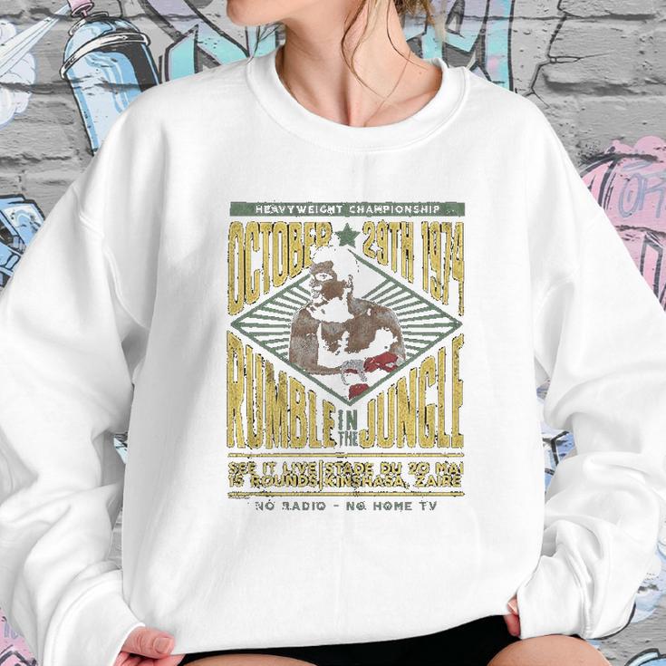 Muhammad Ali 60S Heavy Weight Championship October 29 1974 Sweatshirt Gifts for Her