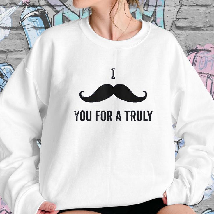 I Mustache You For A Truly Aint No Laws Hard Seltzer Sweatshirt Gifts for Her