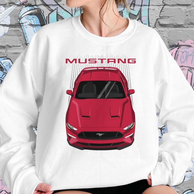 Mustang Gt 2018 To 2019 Ruby Red Sweatshirt Gifts for Her