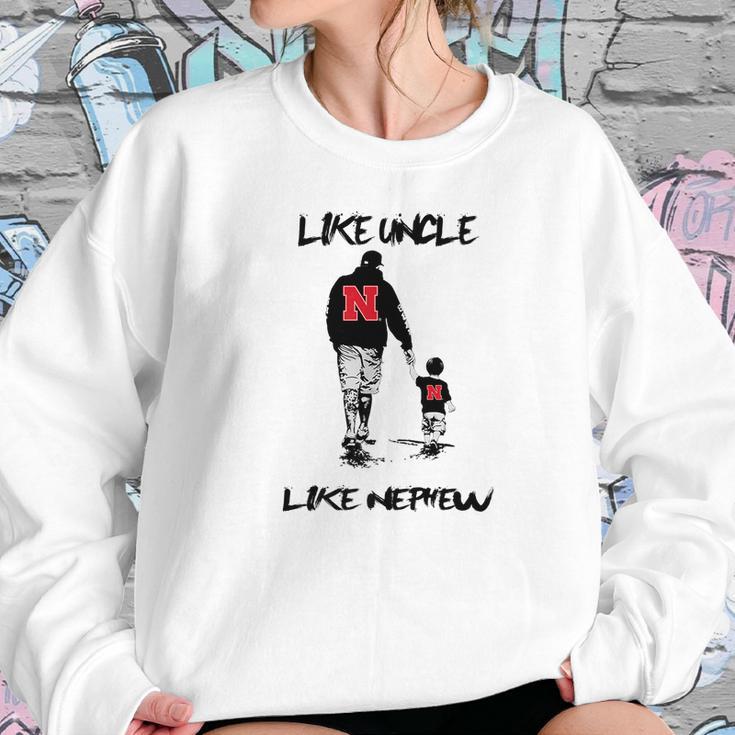 Nebraska Cornhuskers Like Uncle Like Nephew Sweatshirt Gifts for Her