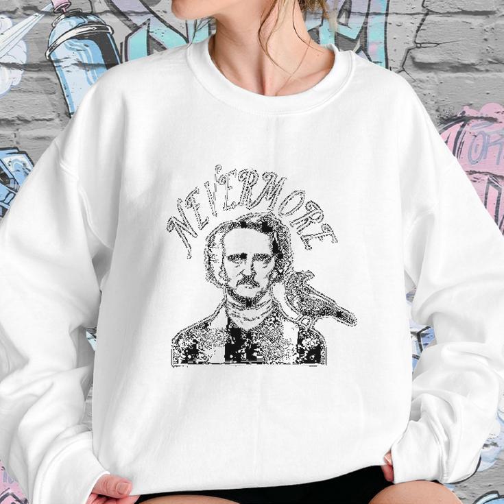 Nevermore Edgar Allan Poe Raven Sweatshirt Gifts for Her