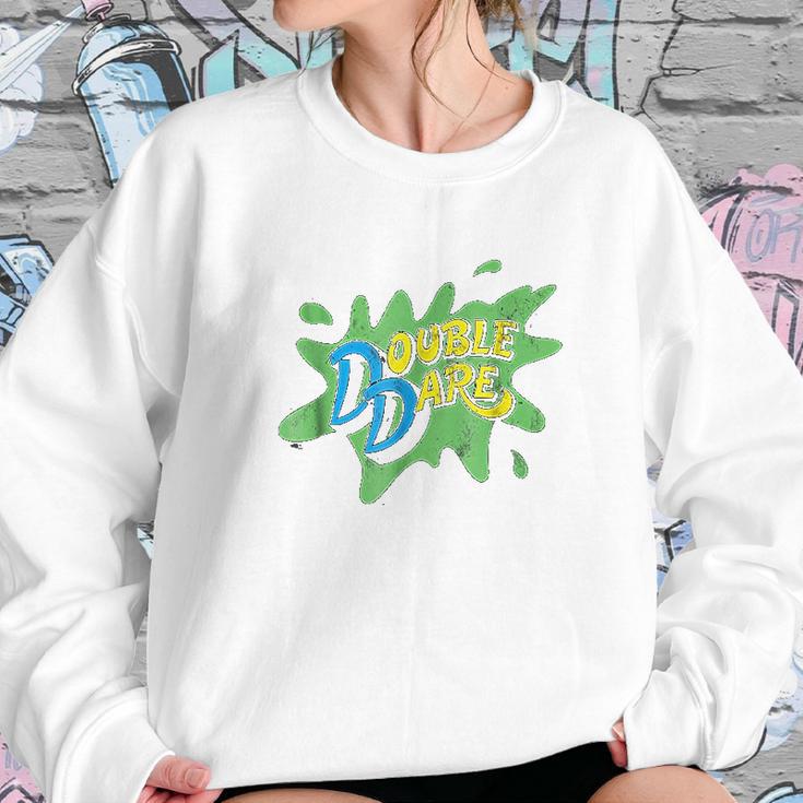 Nick Rewind Green Double Dare Splatt Sweatshirt Gifts for Her