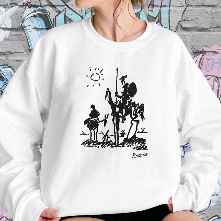 Pablo Picasso Don Quixote Sancho Panza Y Roncinante Sweatshirt Gifts for Her