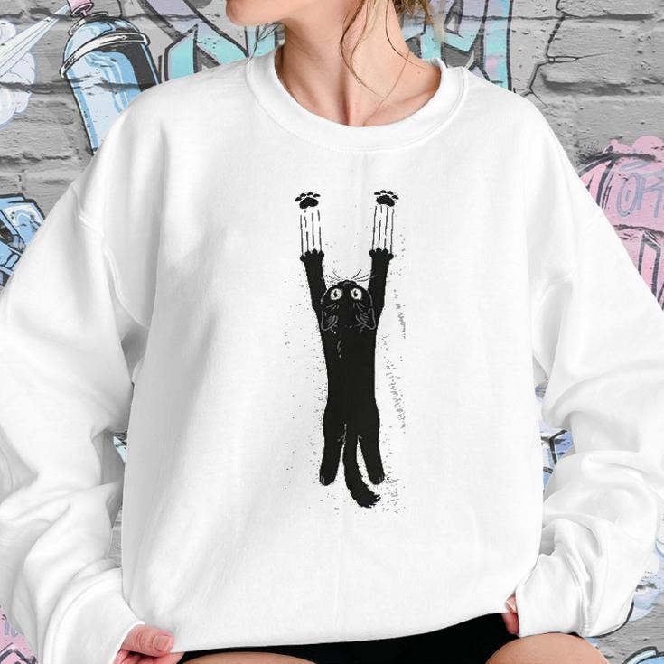 Paw Addict Funny Cat Cute Kitty Laughing Game Cat Sweatshirt Gifts for Her