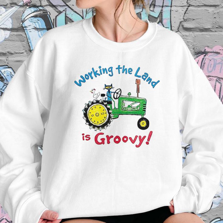 Pete The Cat Working The Land Sweatshirt Gifts for Her