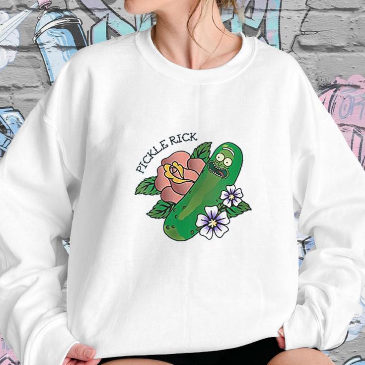 Pickle Rick Cartoon Sweatshirt Gifts for Her