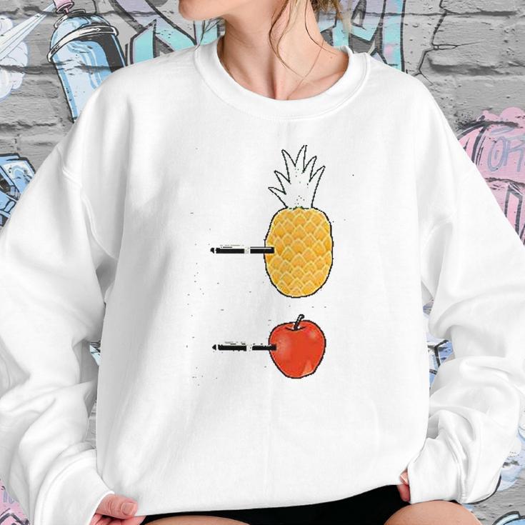 Ppap Pen Pineapple Apple Pen Sweatshirt Gifts for Her