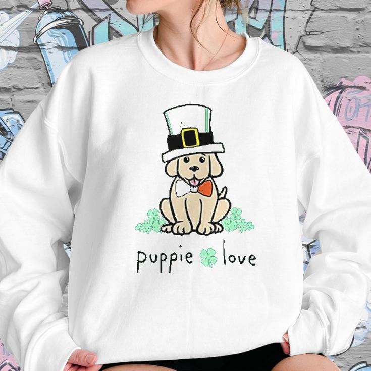 Puppie Love Dog Sweatshirt Gifts for Her