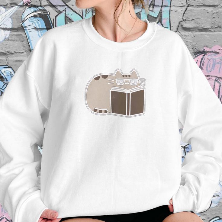 Pusheen The Cat Reading Juniors Sweatshirt Gifts for Her