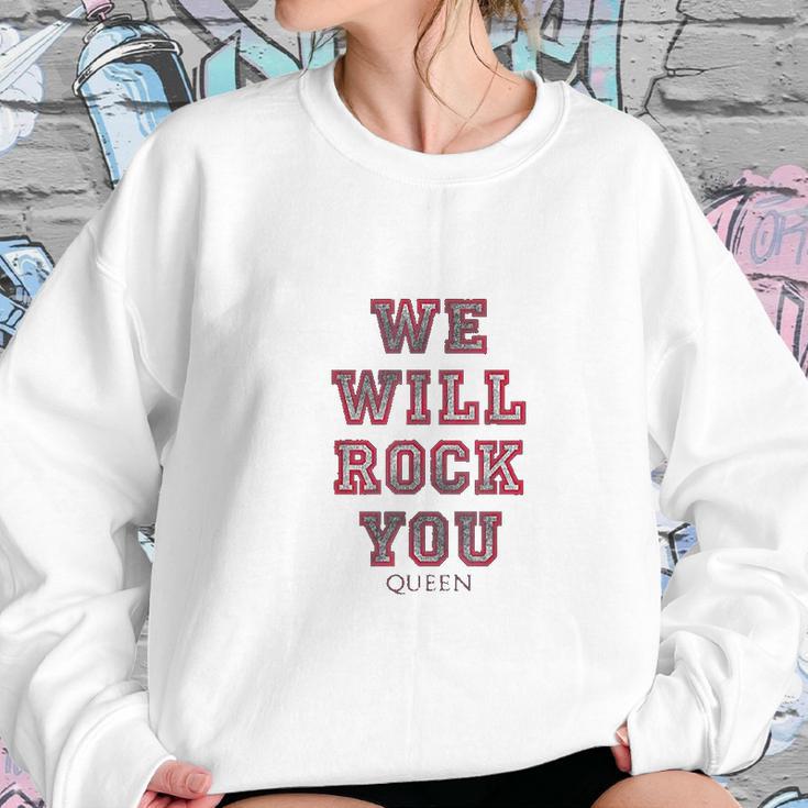 Queen Official We Will Rock You Pink Sweatshirt Gifts for Her