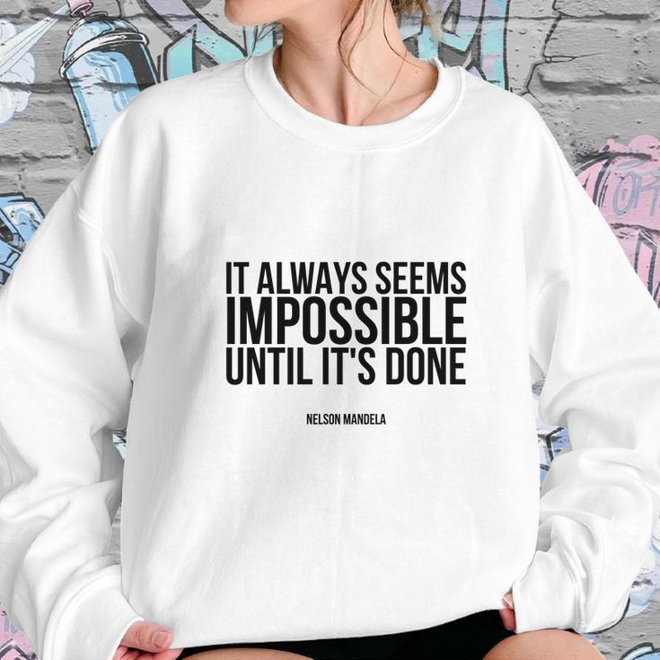 Quote From Nelson Mandela Sweatshirt Gifts for Her