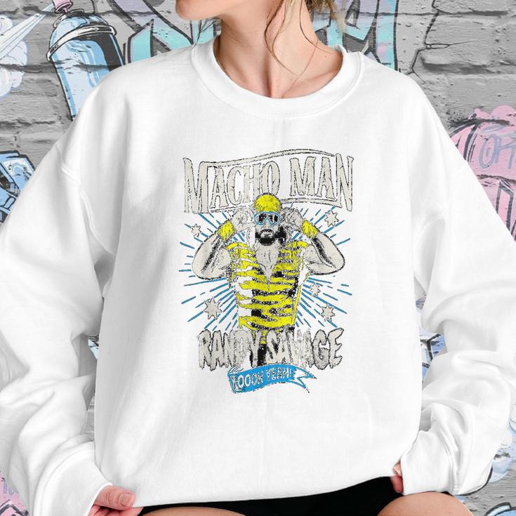 Randy Macho Man Savage Funny Graphic Oh Yeah Sweatshirt Gifts for Her