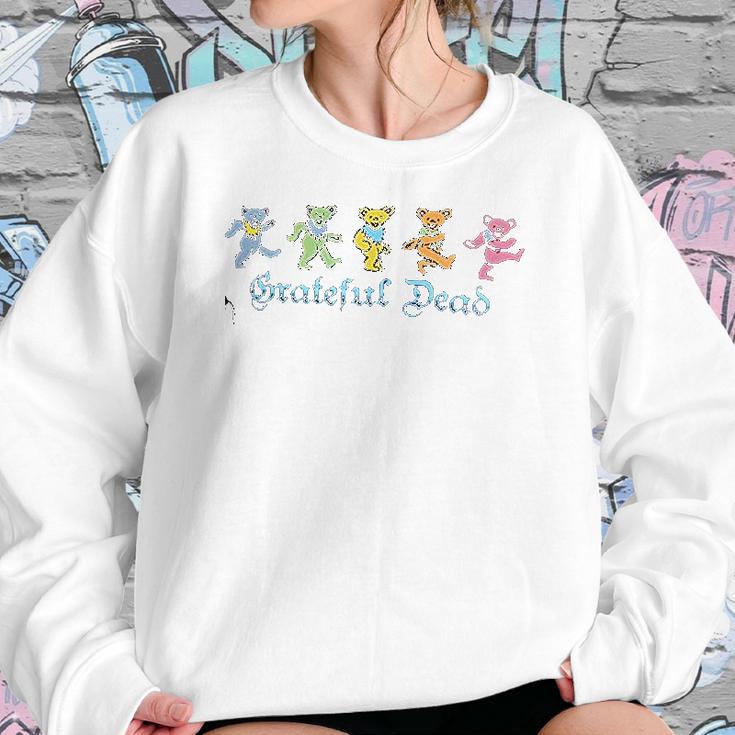 Ripple Junction Grateful Dead Adult Big And Tall Dancing Bears Gothic Sweatshirt Gifts for Her