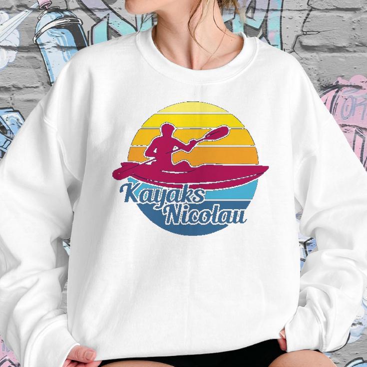 A Rough Day At Sea Is Better Than Any Day At The Office Kayaking Sweatshirt Gifts for Her