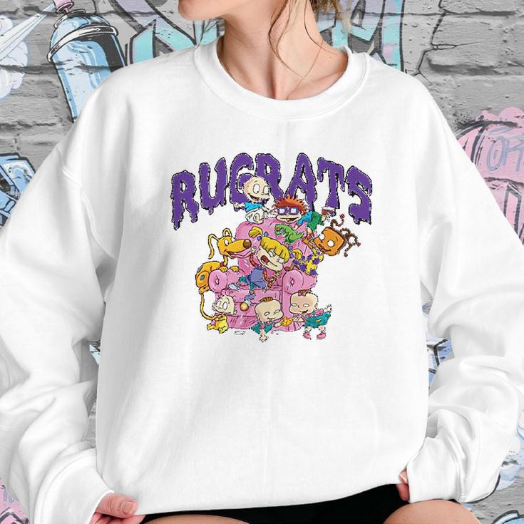 Rugrats 90S Rewing Pink Couch Sweatshirt Gifts for Her