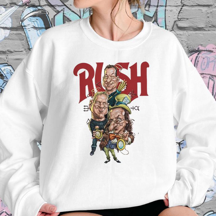 Rush Band Caricature Clockwork Angels Version Sweatshirt Gifts for Her