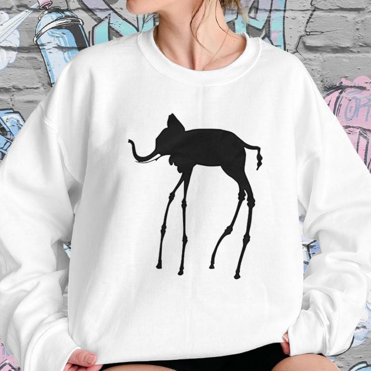 Salvador Dali The Elephant Sweatshirt Gifts for Her