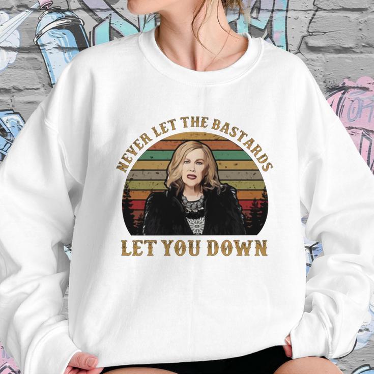 Schitt’S Creek Never Let The Bastards Let You Down Sunset Shirt Sweatshirt Gifts for Her