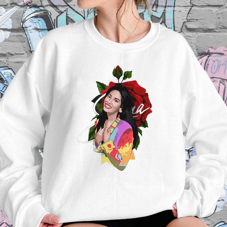 Selena Quintanilla Rose Sweatshirt Gifts for Her