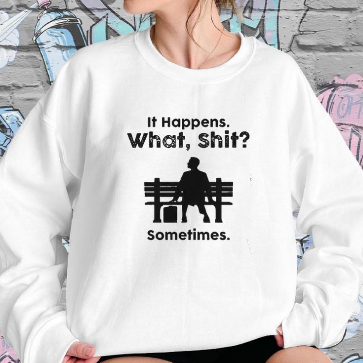 Sht Happens Classic Movie Sweatshirt Gifts for Her