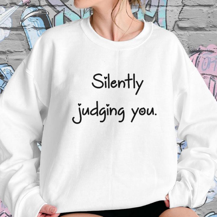 Silently Judging You Boss Baby Sarcasm Sweatshirt Gifts for Her