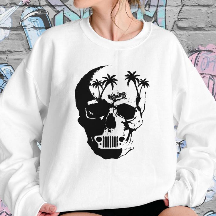 Skeleton Head Jeep Shirt Sweatshirt Gifts for Her