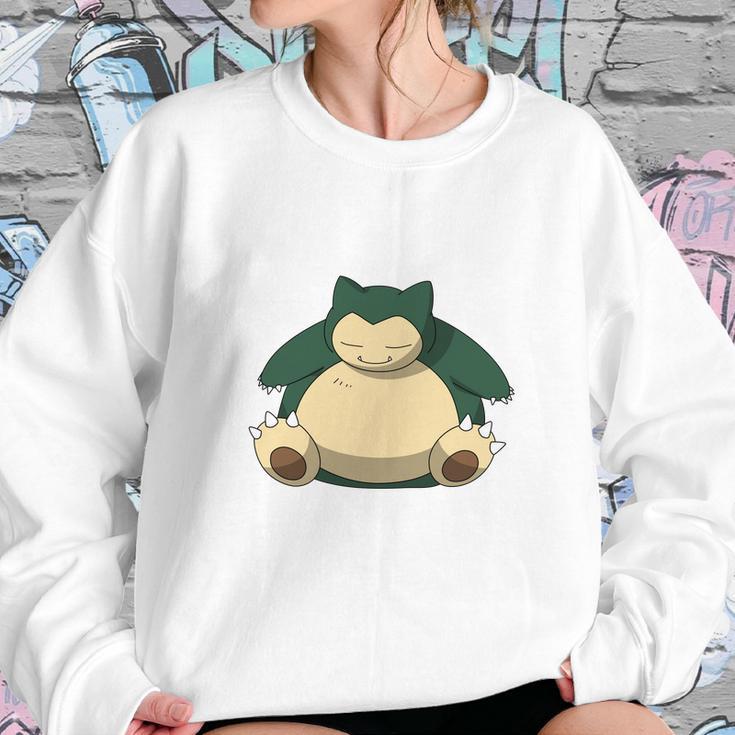 Sleeping In Snorlax Sweatshirt Gifts for Her