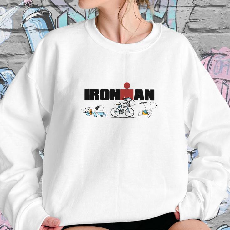 Snoopy Ironman Sports Shirt Sweatshirt Gifts for Her