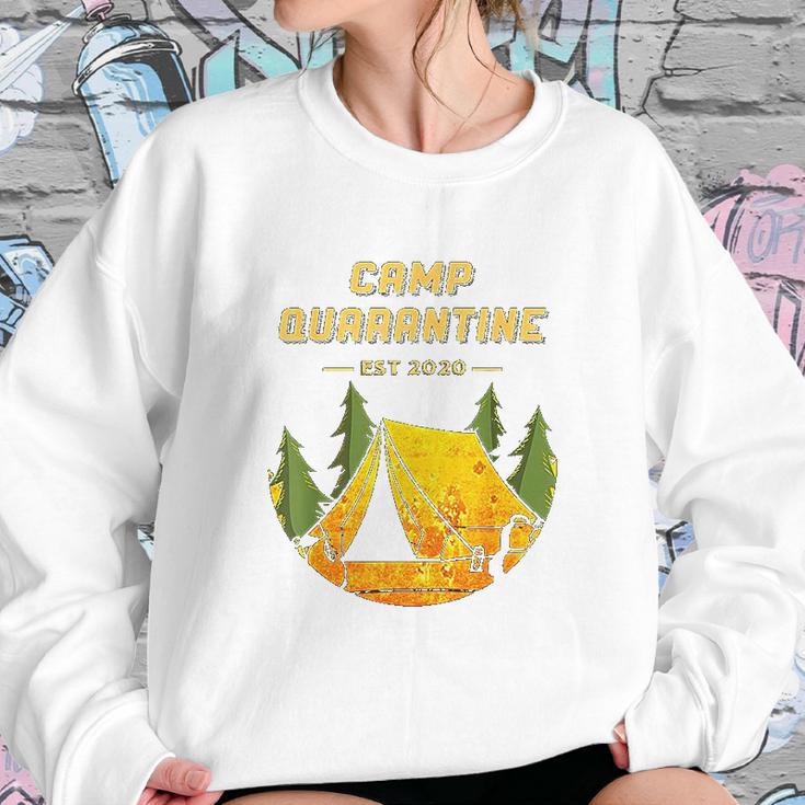 Social Distancing Funny Camping Sweatshirt Gifts for Her